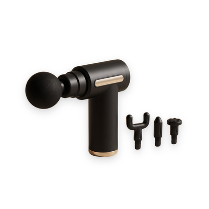 ALGN Recovery Gun - full kit with attachments on white